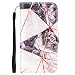 Produktbild TYWZ Handyhülle für Huawei P30 Pro Marmor,PU Leder Hülle Geometrisch Marble Flip Case mit Kartenfach Brieftasche Etui Schutzhülle Cover Magnet-Schwarz