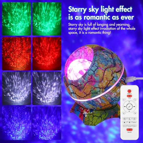 Image of Galaxy Projector, Star Projector for Bedroom with Bluetooth 5.0 Speaker Music, USB Charge Kids Night Light Ceiling Projector with Remote Control for Kids Room Adults Home Theater Party Room Decor
