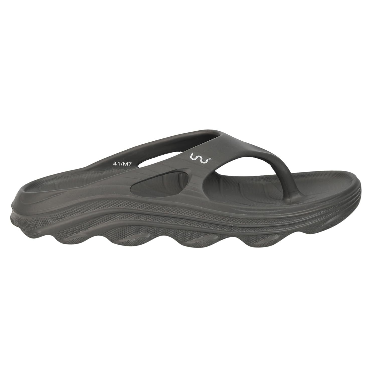 doubleu Recovery Slipper, Soft Doctor Anti-Skid, Riva Women, Flip-Flops, Chappals (Carbone)-picture-23