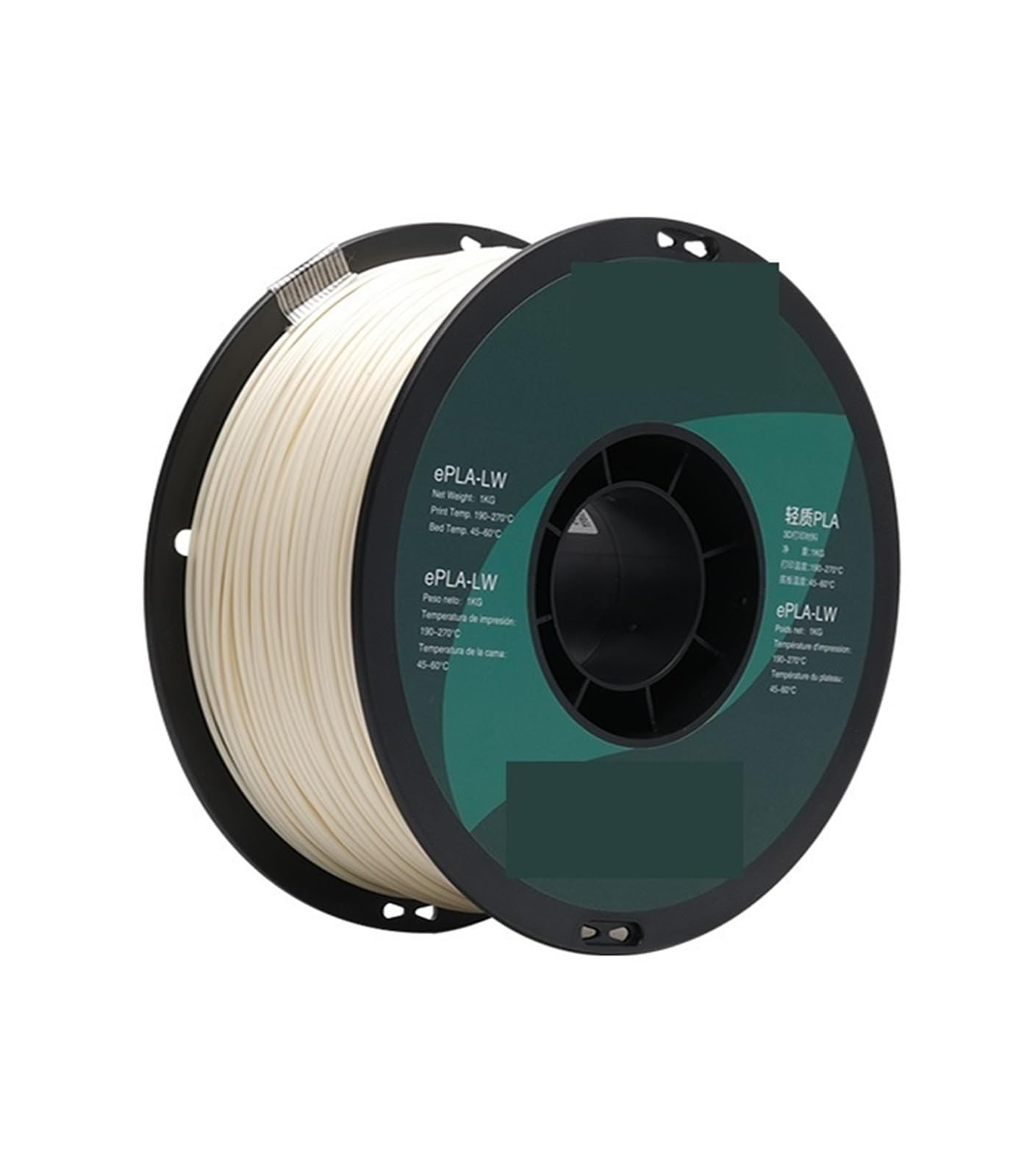 3D Drucker Filament, 3D-Drucker-Filament, Flugzeugdruck for 3D-Drucker, 1,75 mm, 1 kg, 2,2 Pfund, 3D-Filament, leichtes 3D-Schaum-Flugzeugmaterial(1.75MM Natural)