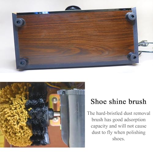 Lucidatrice per Scarpe elettrica a induzione, Piccola lucidatrice per Scarpe, sensore a infrarossi Completamente Automatico, lucidatrice per Scarpe Portatile con Spazzola a Pettine per Uso Domestico,