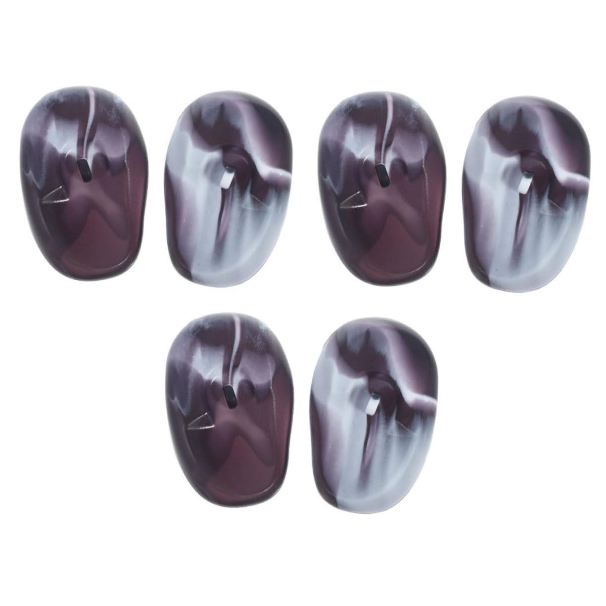 Beaupretty 15pares Cubiertas De Oído De Impermeables Para Tinte De Cabello De Para Orejas Reutilizables Accesorio De Peluquería Para Manchas y Del Agua