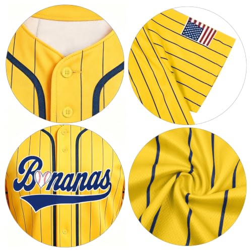 Camiseta de béisbol abotonada para hombre con estampado doble cara miniatura 6