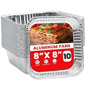 XpressPak Aluminiumpfannen, 20,3 cm, 10 Stück