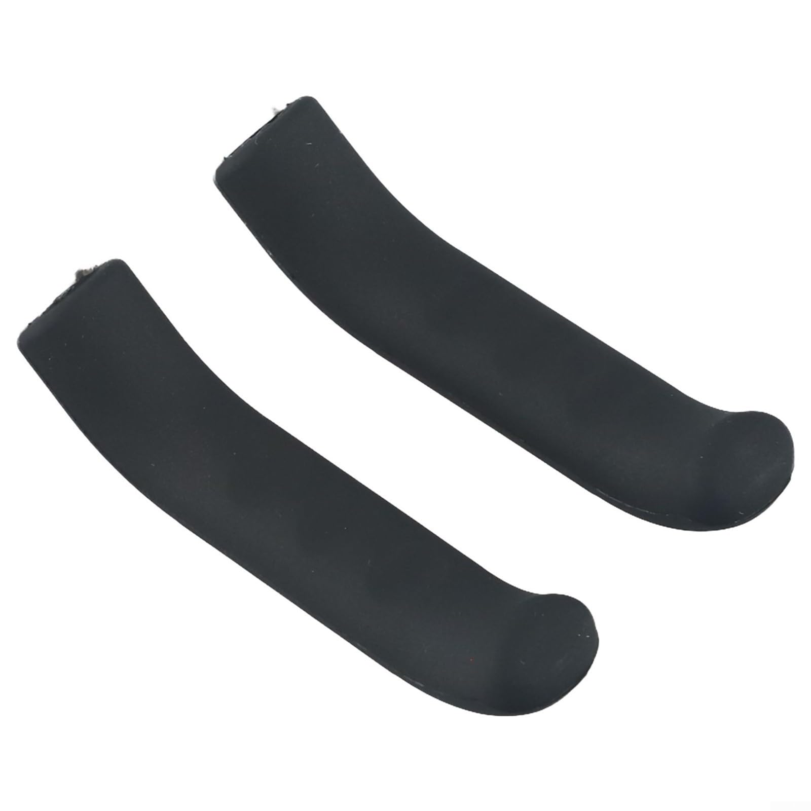 Posheliox Silicone Brake Lever Covers for Mountain Bike, Anti-Slip Handle Grips and Finger Guard Sleeves, Soft Touch Brake Hood Skins with Easy(black)