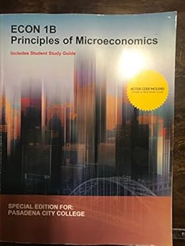 Paperback Econ 1B Principles of Microeconomics 20th edition -City of Pasadena Edition Book