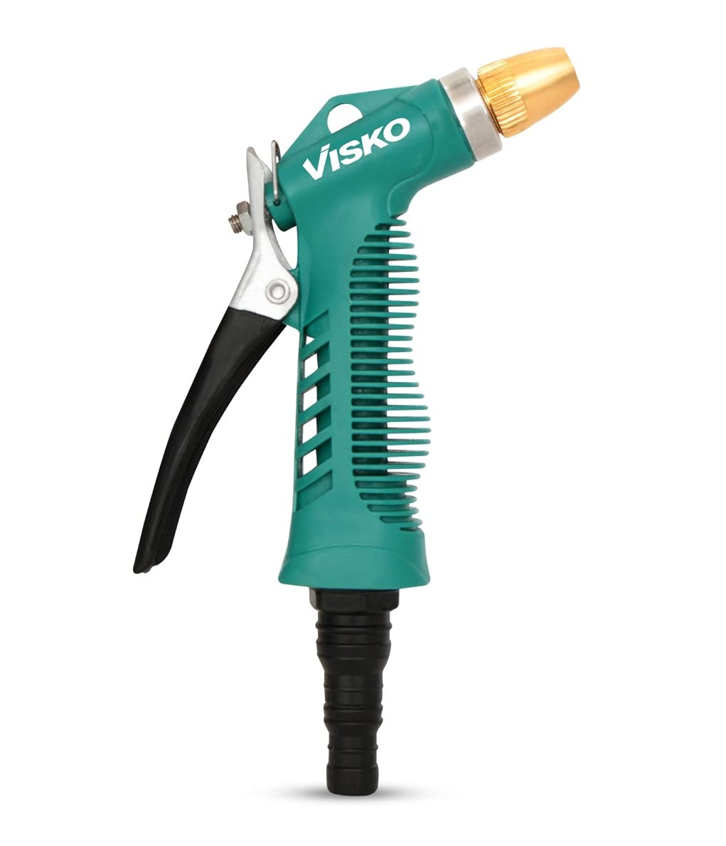 VISKO 545 Hand Held Sprayer, Water Spray Gun | Pack of 1| Trigger High Pressure Water Spray Gun for Car | Bike | Plants Pressure Washer | Water Nozzle | Green and Black | Set of 1 | (B09GY9N4KL) Amazon Price History, Amazon Price Tracker