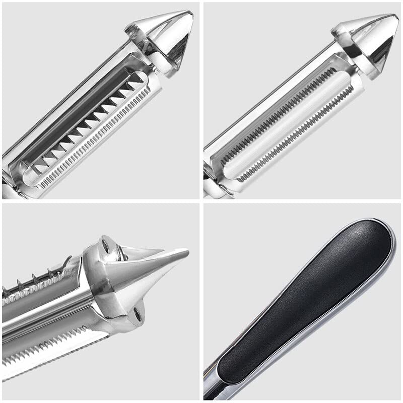 Pelapatate multifunzione in acciaio inox Patata Carota Grattugia Cetriolo Carota Frutta Taglierina Gadget da cucina Accessorie