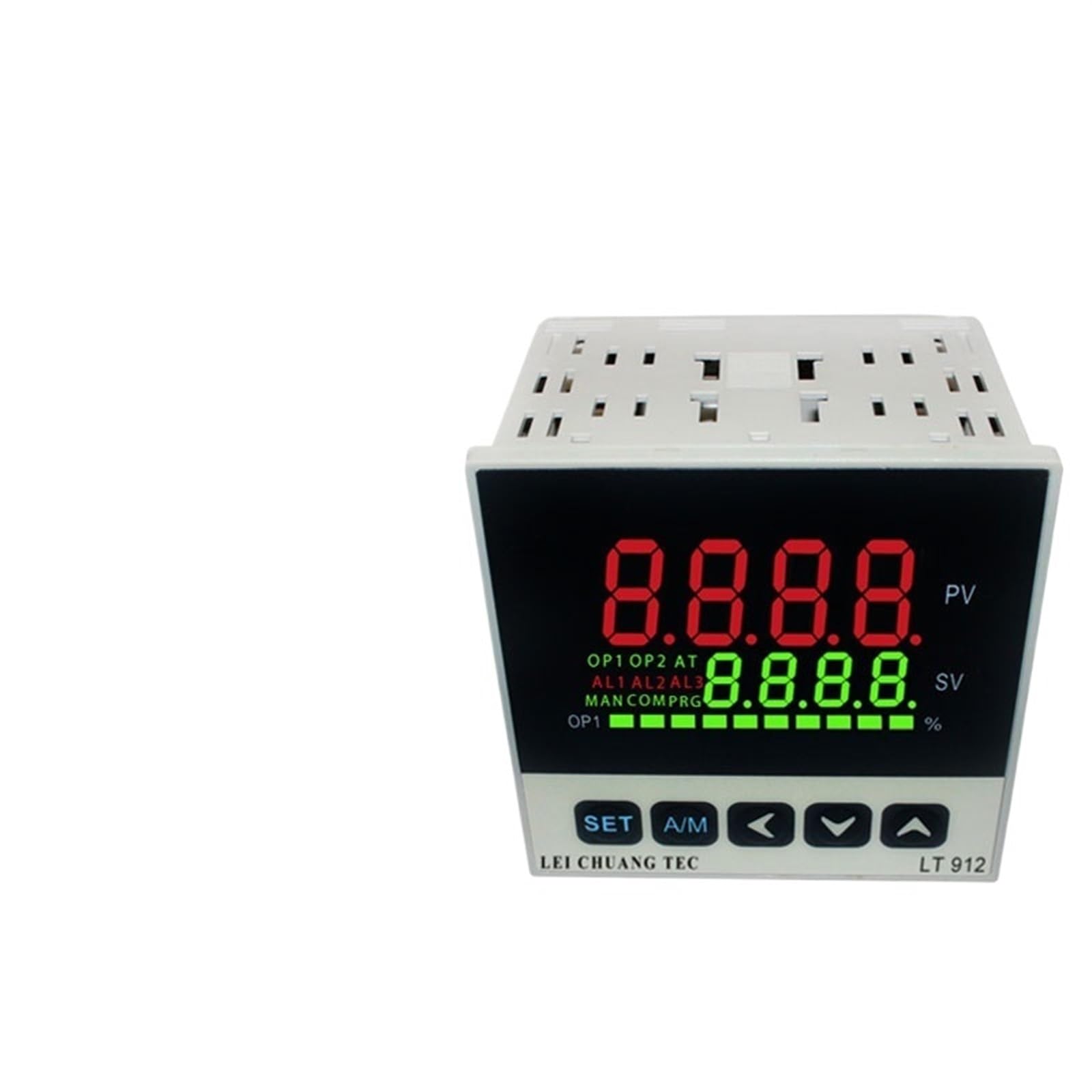 1 Uds. Pantalla LED de entrada de 0-10V controlador de temperatura PID 96x96mm, salida SSR/relé/4-20mA/0-10V(RELAY Output 1Alarm)