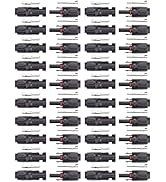 iGreely 20 Pairs Solar Connectors Male/Female IP67 Waterproof Solar Panel Cable Connectors