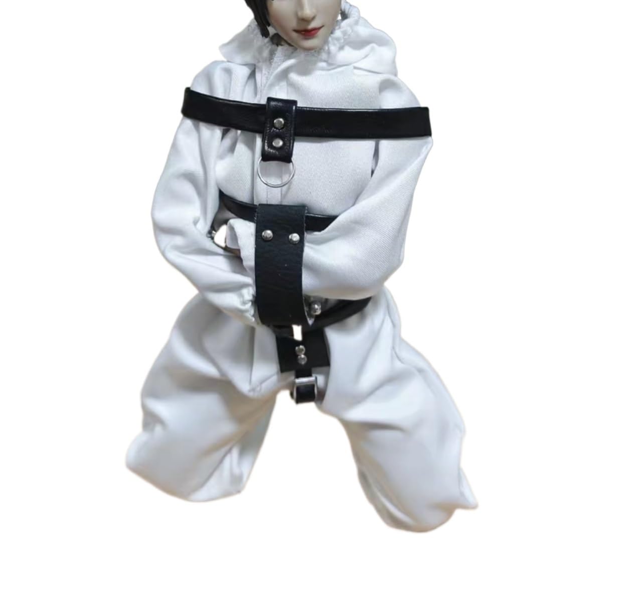 Figurine soldat en cuir femme 1/6 : accessoires premium pour collectionneurs exigeants