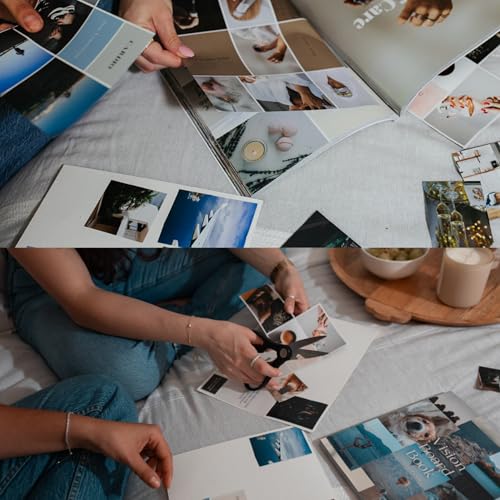 Vision Board Book – Clip Art Magazin Supplies 2023,800+ kategorisierte Bilder und Zitate,Ästhetisches Traumbrett für Visualisierung & Bestätigungen – Stimmungsbrett für Zielsetzung und Manifestation