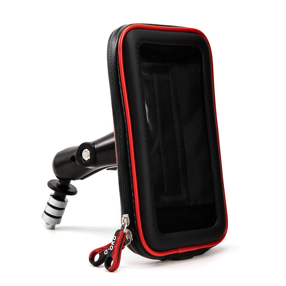 Moto Support de téléphone Portable Support GPS pour Smartphone 4 '' - 7 '' s'adapte à Toutes Les Motos avec des Trous de 12mm-24mm pour R1 R6 F5 CBR650F VFR1200 Vfr800 GSX-R750 (D)