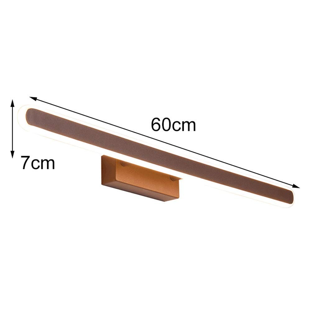 Moderne Spiegelfrontleuchte, Badezimmerspiegellampe, Schminkspiegelleuchte, LED-Licht ohne Flimmern, einfache Installation, Spiegelfrontbeleuchtung, 23 W