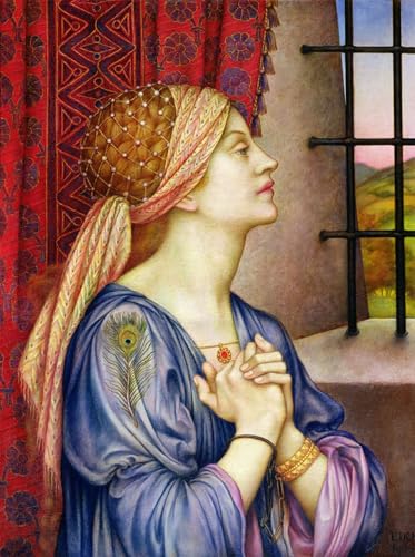 Lienzo de Evelyn De Morgan en 60x90cm que llena de elegancia y color tus paredes vacías