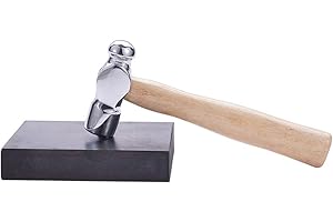 BENECREAT Jewelry Hammer and Block Set