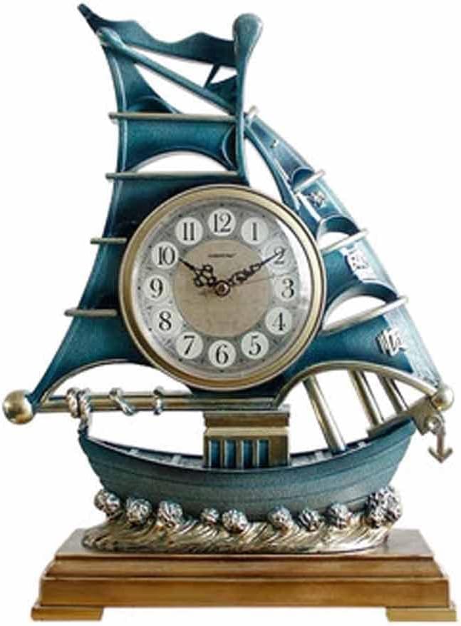 FMURY Shunhang Clock Mute Home Living Room Pendulum Desk Clock