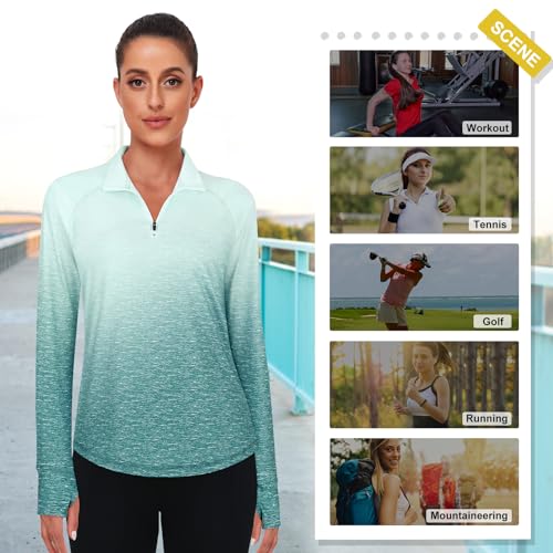 Image of Cucuchy Womens V Neck Golf Polo Shirts Moisture Wicking Sports Workout Tops