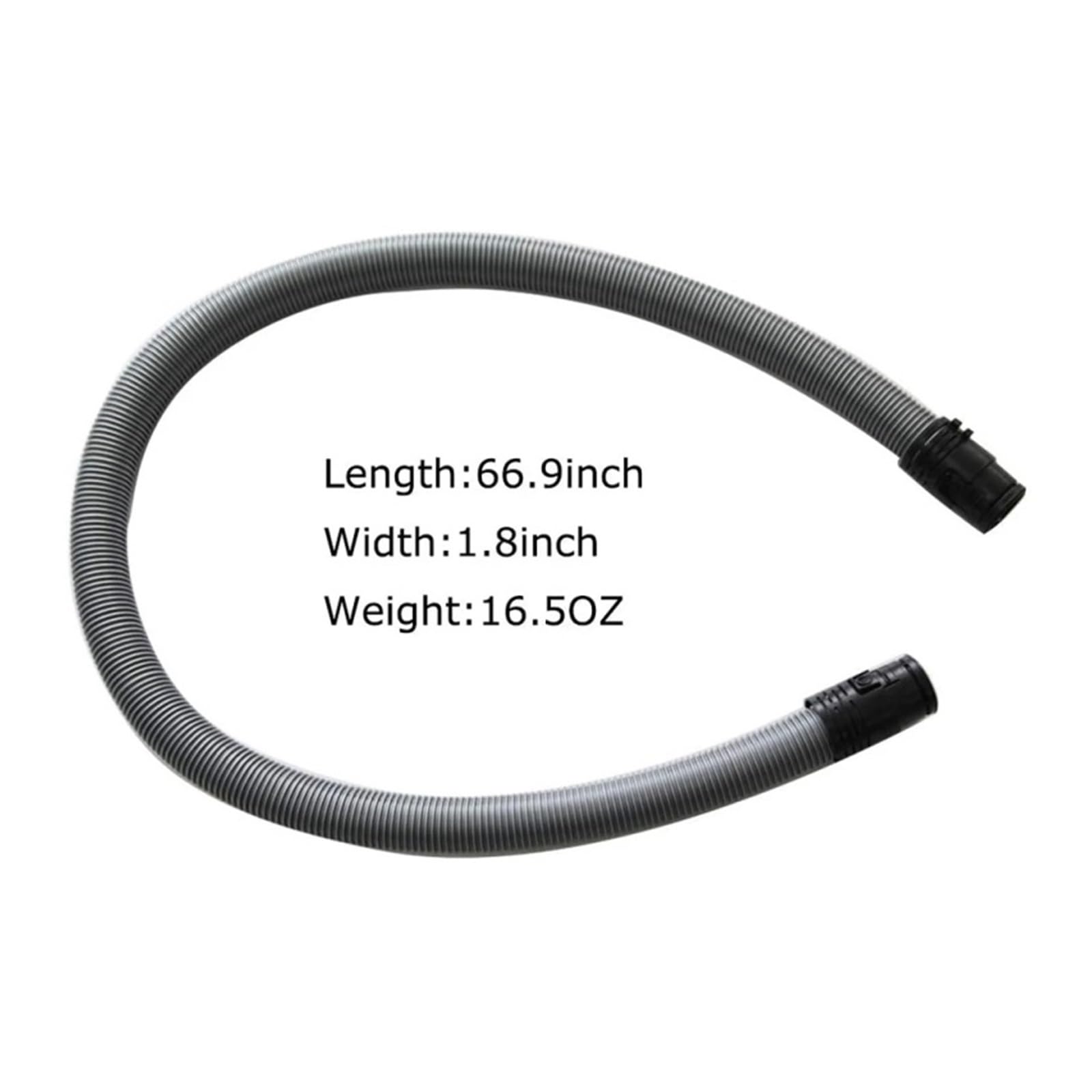 Tubo for Aspirapolvere, Compatibile Con Miele, C1 C2 Tubo Flessibile Di Ricambio for Aspirapolvere A Tanica 1-1/2 Pollici 38 Mm Acssory.7M Tubo Di Aspirazione Flessibile
