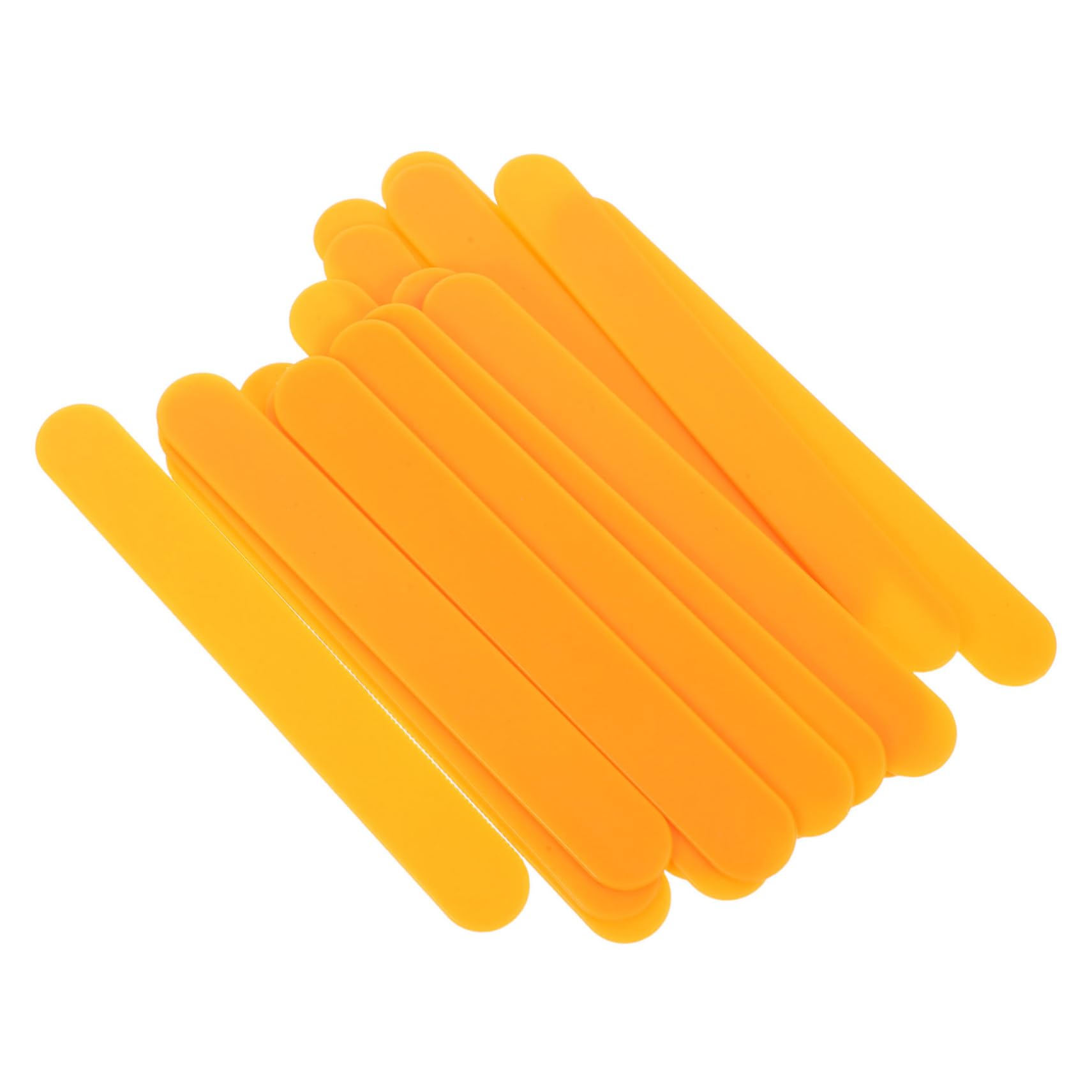 BESTYASH 20pcs Plastic Tongue Depressants Pediatric Training Abalone Knife Stirring Spoon Easy Cleaning Ergonomic Grip Kit