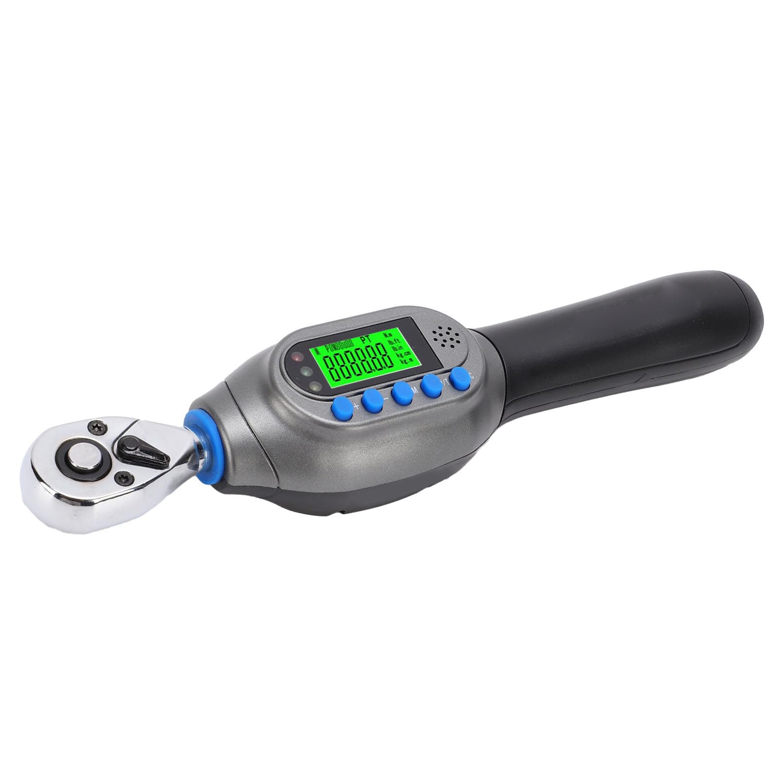 Llave dinamométrica digital de 1/4 de pulgada, 13-265 lb/pulg., 1,5-30 N/m. Llave dinamométrica electrónica de alta potencia con aviso sonoro y luminoso, ideal para la reparación de automóviles, bic