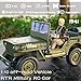 Skymaker 1/10 Willys MB Jeep Two Batteries Off-Road Military RC Car Vehicle RTR 2.4GHz All Terrians 4x4 RC Crawler