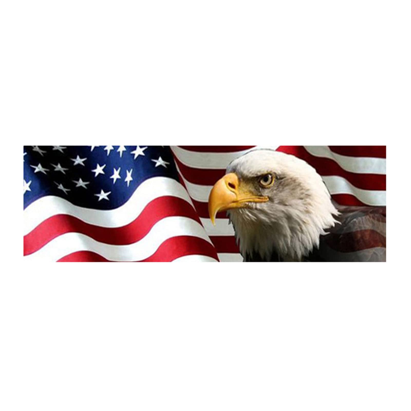 Drapeau americain pour vitre arriere camion autocollant banniere SUV