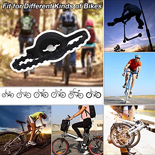 TOOVREN Airtag Bike Mount for Under Seat, Anti Theft Case Compatible, Mount Anywhere, 2 Pack Loop Holder for Luggage, Scooter - Thumbnail 6