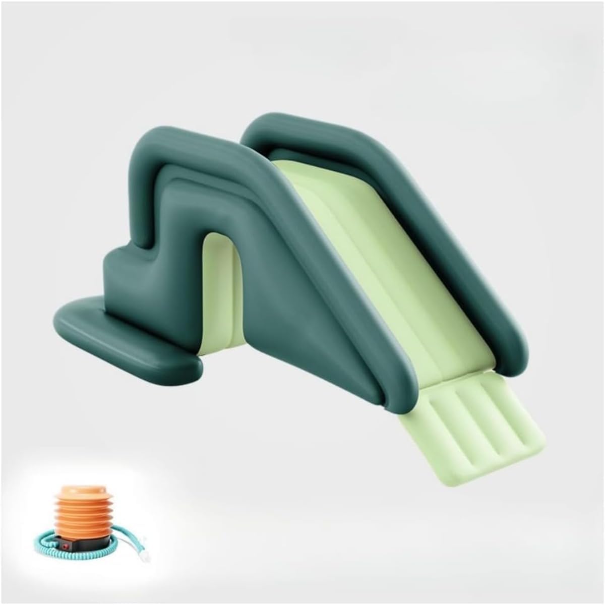 TAYOAすべり台 滑り台 大型プール ビニールプール プール 家庭用 子供用 空気入れ ミングプール用品 エアーポンプ付き 折り畳