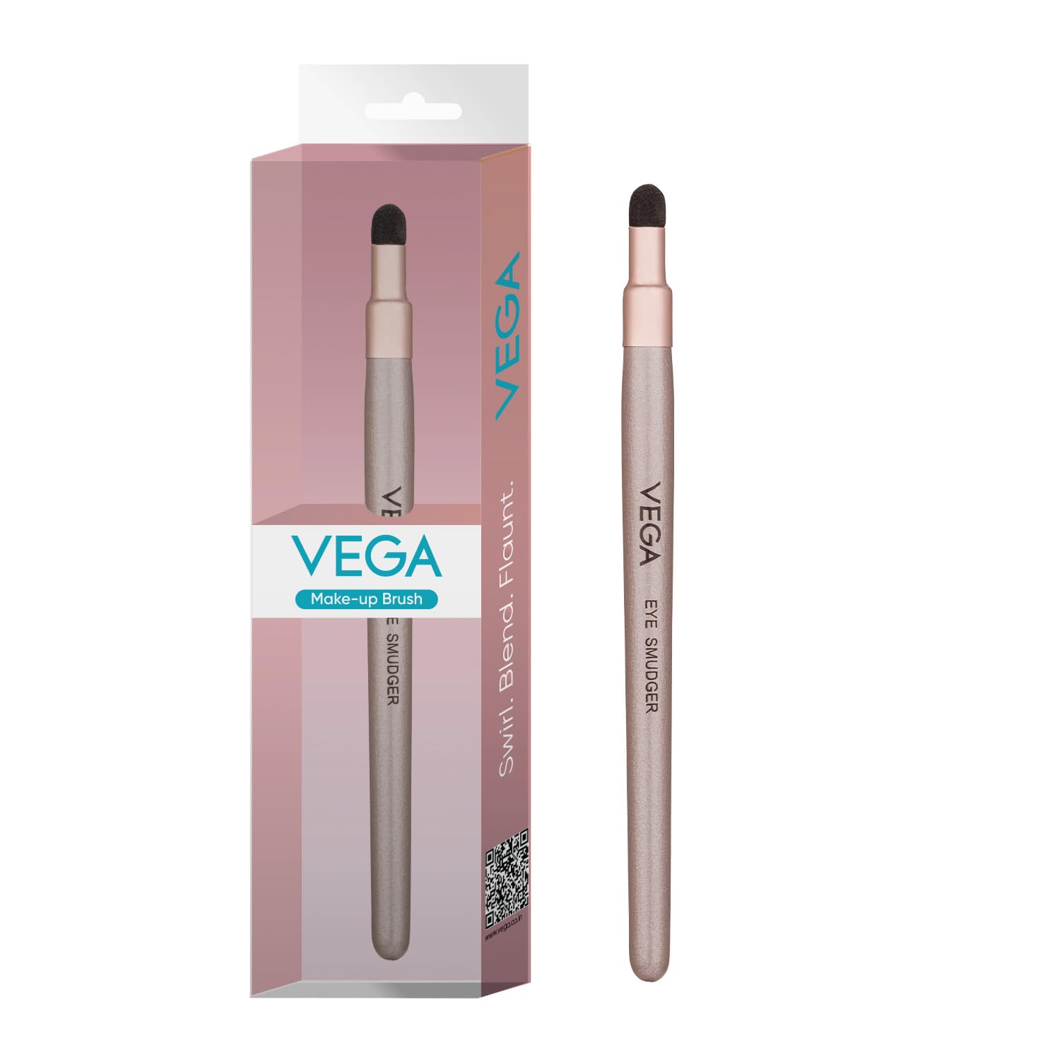 Vega Eye Smudger Brush with Soft Sponge for Smoky Eye, Blending Eyeshadow Brush, Eye Makeup Brush for Women, (MBN-22)-picture-10