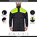 Nomad Rain Suit for Men & Women 2 Piece Waterproof Rain Jacket Pant Gear Lightweight Reflective Raincoat with Hoodie