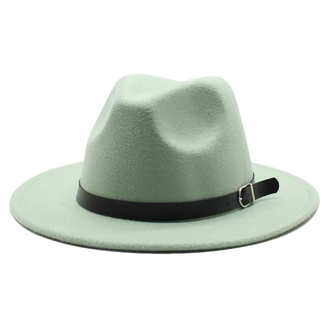 Hgvcfcv Classic British Fedora Hat Men Women Imitation Woolen Winter Felt Hats Fashion Jazz Hat