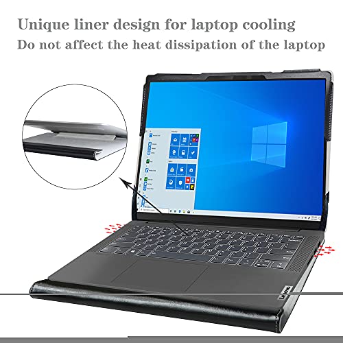 Funda para Dell Pro Essential 14 y MSI Prestige 14 en color negro 4