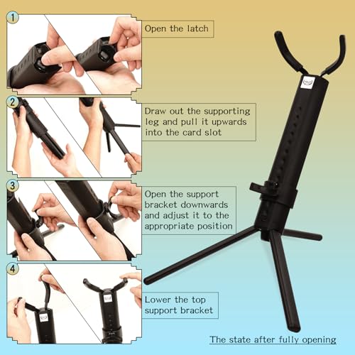 Inmuc ITS-100 Tenor Saxophone Stand Foldable Portable Stand thumb #1