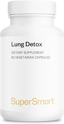 Supersmart - Desintoxicación pulmonar (fórmula avanzada) - con quercetina, bromelina, curcuminoides, EGCG | Sin OMG y sin gluten - 60 cápsulas