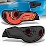 AJP Distributors Sequential LED Tube Bar Signal Driving Bumper Tail Lights Brake Stop Lamps Assembly Pair Compatible/Replacement For BRZ 86 GT86 FT86 FR-S FRS 2013 2014 2015 2016 2017 2018 2019 2020