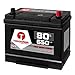 Produktbild Tokohama Autobatterie 80Ah 650A/EN Asia Japan Starter Batterie Plus Pol Rechts ersetzt 70Ah 75Ah 12V