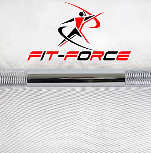Barra Olímpica 1200mm Marca Fit-Force de Alta Gama para Discos de 50mm