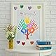 Glitzer Herz Sticker Rolle, 500 Stück Bunte Sticker Herzen 8 Farben Selbstklebend Aufkleber Herz Belohnungssticker Shining Sticker Herz Aufkleber Sticker Liebe für Kinder Geburtstagsfeier Hochzeit