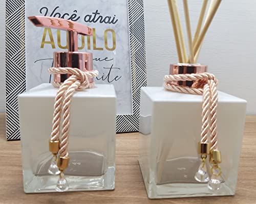 Kit Lavabo Aromatizador Porta Sabonete Líquido-Jogo para Banheiro Saboneteira e Difusor de Varetas-B
