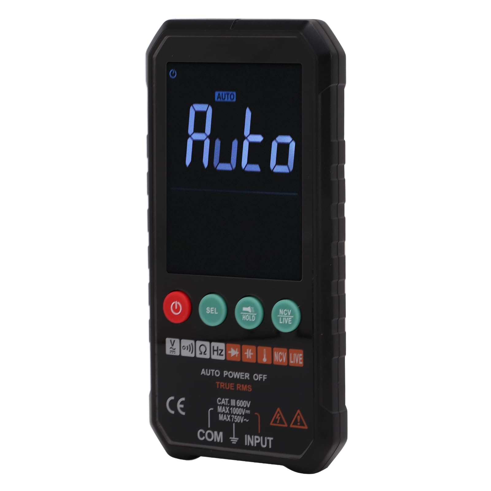 FY107C Inteligentny automatyczny multimetr cyfrowy z wyświetlaczem LCD o rozdzielczości 6000 zliczeń - Miernik testowy rezystancji napięcia 1000 V AC DC - Ręczny miernik o