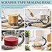 4-in-1 Adjustable Measuring Cup， Integrated Sliding Ingredient Measuring Cup with Multi-Functional Adjustable Squeegee-Style Sealed Base ，All-in-One Cooking and Baking Assistant