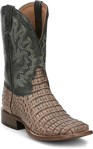 Tony Lama Men's Exotic Caiman Marfa Western Boot Broad Square Toe - Tl5258