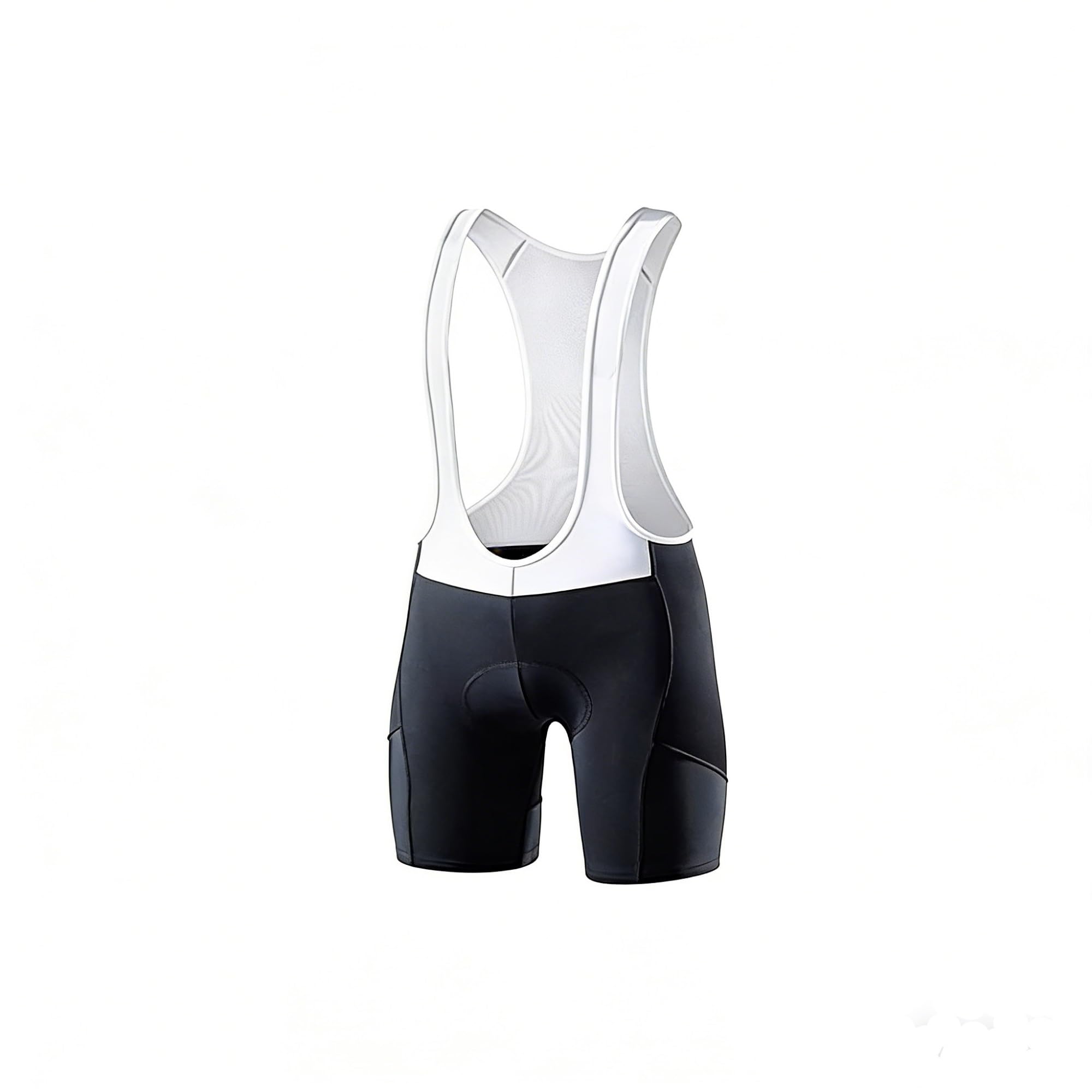 Culote Ciclismo Hombre, Pantalones Cortos de Babero Ciclismo Verano MTB Bicicleta Transpirable Secado rápido reflexivo