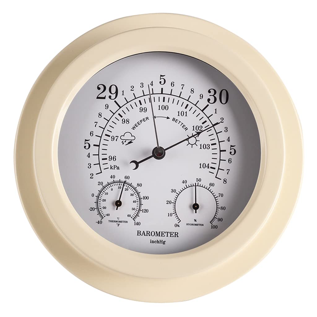 Buy DUESI Weather Station Dial Type Barometer Thermometer Hygrometer