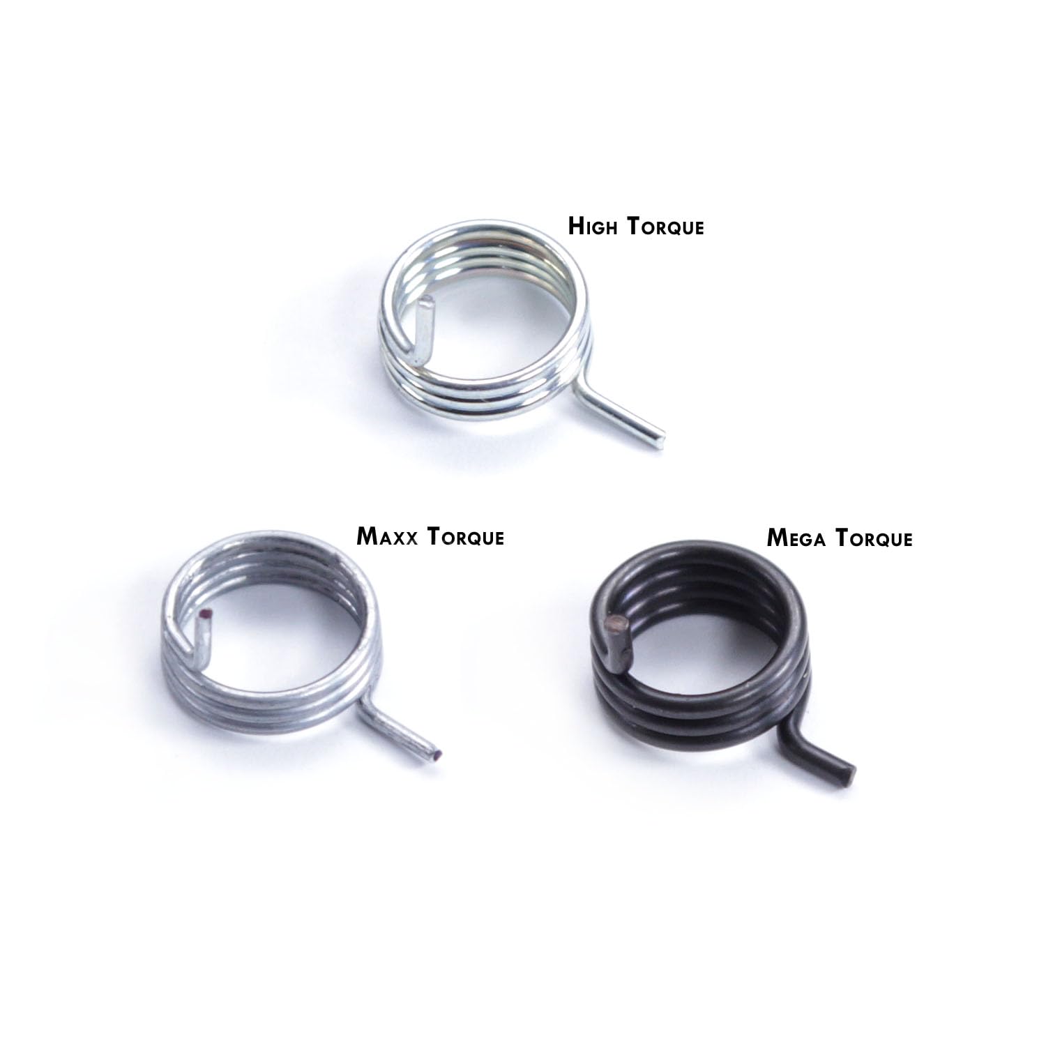 EZSMITH [3-Torque Sampler] Automatic Knife Coil Springs - 0.375 (3/8) Inch Diameter - (High/MAXX/MEGA Torque) - for Folding Knife Repair and Replacement - USA Sizes