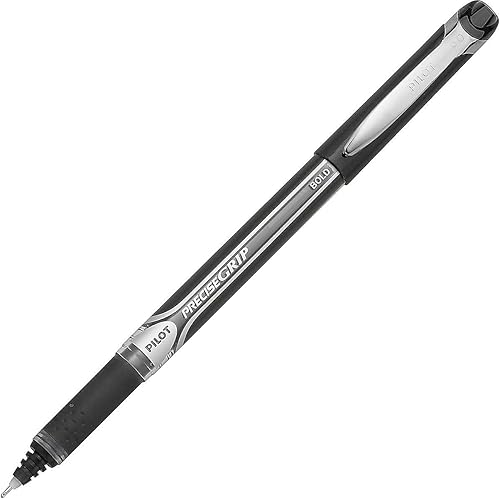 Pilot Precise Grip 28911 lapicero retráctil con tinta líquida, trazo grueso, único, tinta negra, Negro
