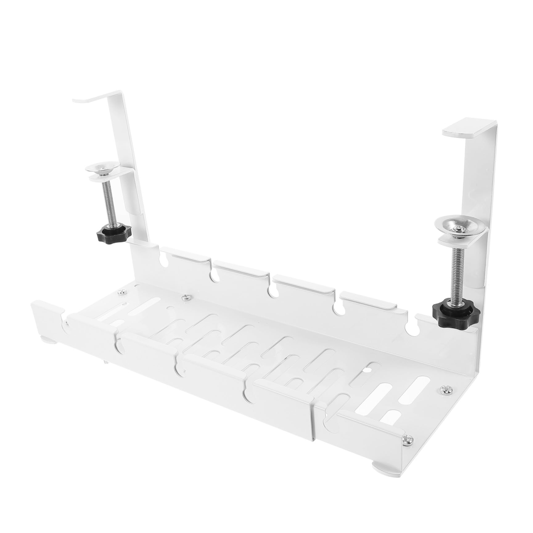 Sewroro Gestión de Cables Eléctricos Bandeja Organizador para Escritorio Gestión de Cables Debajo del Escritorio para Oficina o Estudio de Oficina