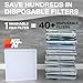 K&N 20X30X1 HVAC Furnace Air Filter, Lasts a Lifetime, Washable, Merv 8, the Last HVAC Filter You Will Ever Buy, Breathe Safely at Home or in the Office, HVC-8-12030
