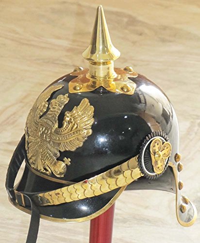 Casque militaire allemand Pickelhube grand confort 67 cm pour résoudre les problèmes de taille